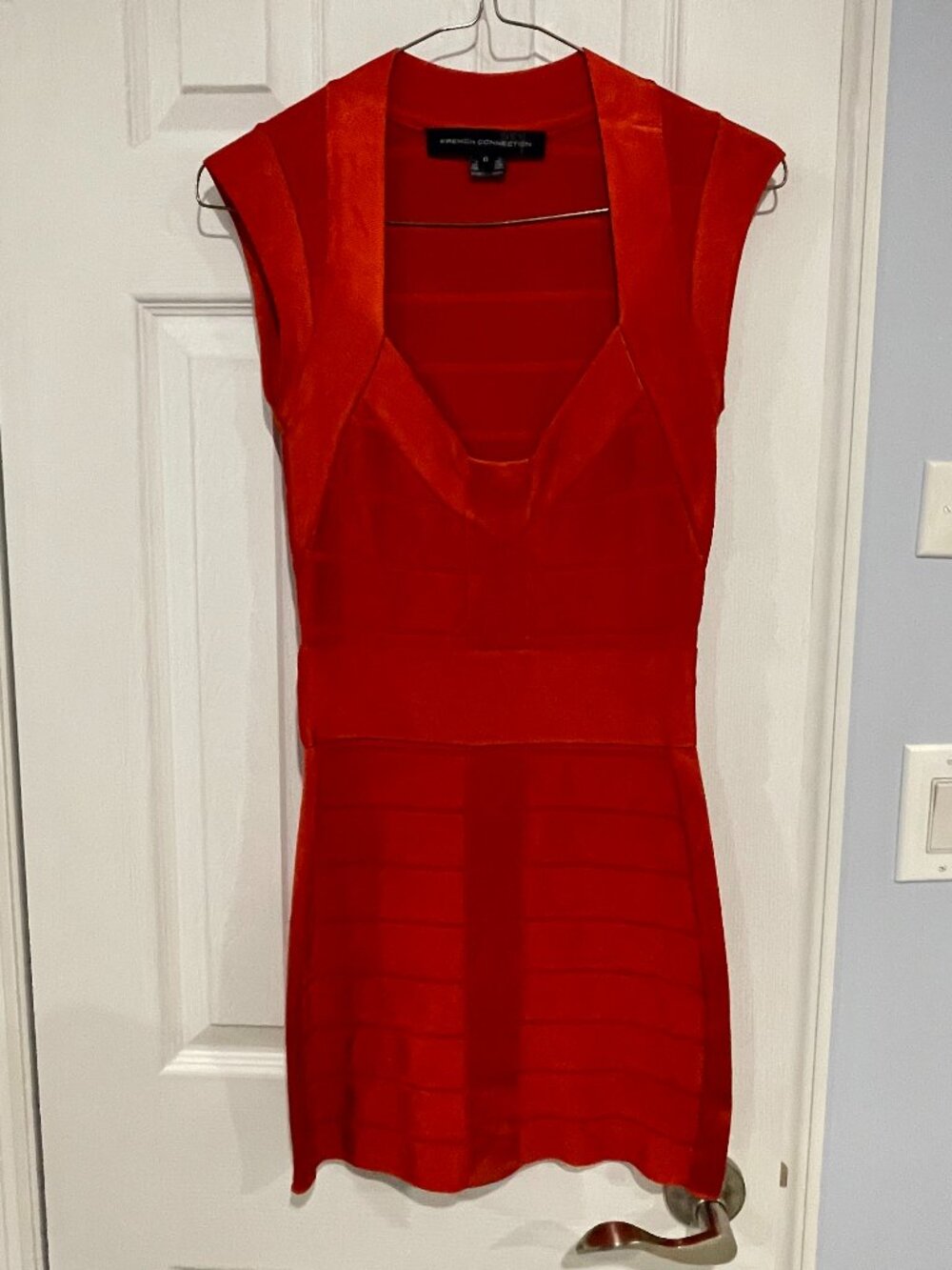 French Connection Spotlight Bandage Mini Dress 0